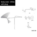 GobekUsa Industrial Design Rotatable Wall Sconce Lamp for Living Room and Bedroom