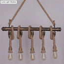 GobekUsa Industrial Metal Beige Chandelier Lighting Fixture for Linear Restaurant Island