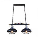 GobekUsa Industrial Metal Billiards Island Light for Restaurants with Bowl Shade