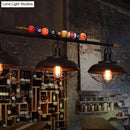 GobekUsa Industrial Metal Billiards Island Light for Restaurants with Bowl Shade