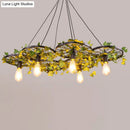 GobekUsa Industrial Metal Island Pendant Light - Black Hanging Lamp