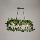 GobekUsa Industrial Metal Island Pendant Light - Black Hanging Lamp