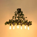 GobekUsa Industrial Metal Island Pendant Light - Black Hanging Lamp