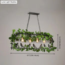 GobekUsa Industrial Metal Island Pendant Light - Black Hanging Lamp