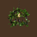 GobekUsa Industrial Metal Island Pendant Light - Black Hanging Lamp