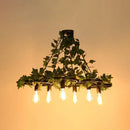 GobekUsa Industrial Metal Island Pendant Light - Black Hanging Lamp