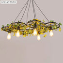 GobekUsa Industrial Metal Island Pendant Light - Black Hanging Lamp