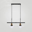 GobekUsa Industrial Metal Pendant Light Fixture for Kitchen Island with White Cone Shades and Chains (2 or 3-Light)