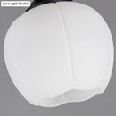 GobekUsa Industrial Pendant Lighting with Opal Glass Globe Shade - Black 3-Light - Perfect for Dining Rooms