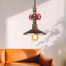 GobekUsa Industrial Retro Pendant Light Fixture Water Pipe Lamp for Kitchen and Home Decor