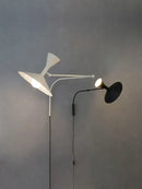 GobekUsa Industrial Retro Swing Arm Wall Light for Living Room Bedroom Studio