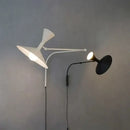 GobekUsa Industrial Retro Swing Arm Wall Light for Living Room Bedroom Studio