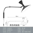 GobekUsa Industrial Retro Swing Arm Wall Light for Living Room Bedroom Studio