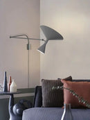 GobekUsa Industrial Retro Swing Arm Wall Light for Living Room Bedroom Studio