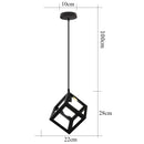 Industrial retro multi color iron pendant light kitchen dining room by Decorbites