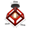 Industrial retro multi color iron pendant light kitchen dining room by Decorbites