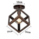 Industrial retro multi color iron pendant light kitchen dining room by Decorbites