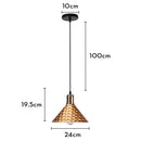 GobekUsa Industrial Retro Pendant Lamp for Dining, Bar, Bedroom - Creative Chandeliers