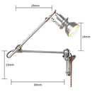 GobekUsa Industrial Retro Wall Lamp Cast Aluminum Medieval Sconces for Home, Office, Cafe