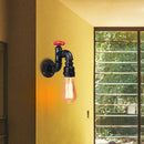 GobekUsa Iron Water Pipe Wall Lamp E27 Loft Bar Lighting Fixtures