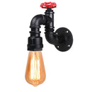 GobekUsa Iron Water Pipe Wall Lamp E27 Loft Bar Lighting Fixtures