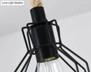 GobekUsa Rustic Hemp Rope Chandelier - Retro Industrial Pendant with Wire Cage for Restaurants