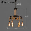 GobekUsa Industrial Rustic Pendant Lights Indoor Lamp for Living Dining Room Home Décor