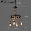 GobekUsa Industrial Rustic Pendant Lights Indoor Lamp for Living Dining Room Home Décor