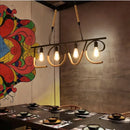 GobekUsa Industrial Rustic Pendant Lights Indoor Lamp for Living Dining Room Home Décor
