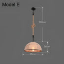 GobekUsa Industrial Rustic Pendant Lights Indoor Lamp for Living Dining Room Home Décor