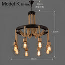GobekUsa Industrial Rustic Pendant Lights Indoor Lamp for Living Dining Room Home Décor