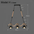GobekUsa Industrial Rustic Pendant Lights Indoor Lamp for Living Dining Room Home Décor