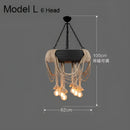 GobekUsa Industrial Rustic Pendant Lights Indoor Lamp for Living Dining Room Home Décor