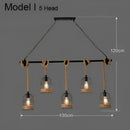 GobekUsa Industrial Rustic Pendant Lights Indoor Lamp for Living Dining Room Home Décor