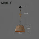 GobekUsa Industrial Rustic Pendant Lights Indoor Lamp for Living Dining Room Home Décor