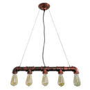 GobekUsa Industrial Rustic Water Pipe Island Chandelier Light Fixture