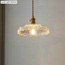 GobekUsa Scalloped Edge Glass Pendant Ceiling Light for Restaurants - Industrial Style