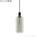 GobekUsa Industrial Stained Glass Pendant Lamp LED Hanging Lights for Dining & Living Room