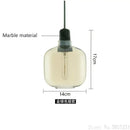 GobekUsa Industrial Stained Glass Pendant Lamp LED Hanging Lights for Dining & Living Room