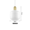 GobekUsa Industrial Stained Glass Pendant Lamp LED Hanging Lights for Dining & Living Room