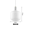 GobekUsa Industrial Stained Glass Pendant Lamp LED Hanging Lights for Dining & Living Room