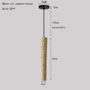 GobekUsa Industrial Stone LED Pendant Lamp, Adjustable Wire, Colorful Options