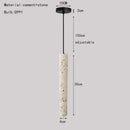 GobekUsa Industrial Stone LED Pendant Lamp, Adjustable Wire, Colorful Options