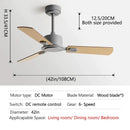 GobekUsa 56" Industrial Style Black Ceiling Fan with Remote Control for Indoor Rooms