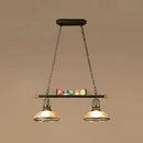 GobekUsa Industrial Style Black Metal Billiard Light Pendant for Restaurant Island
