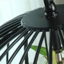 GobekUsa Industrial Style Rose Chandelier - Wrought Iron Pendant Lamp for Home, Restaurant, Bar