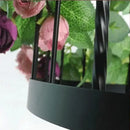 GobekUsa Industrial Style Rose Chandelier - Wrought Iron Pendant Lamp for Home, Restaurant, Bar