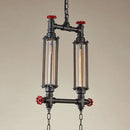 GobekUsa Industrial Style Tubular Metal Island Pendant Light - Black - Set of 2/3 - Perfect for Restaurants