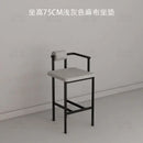 GobekUsa Industrial Style Bar Chair: High Stool for Home & Front Desk, Nordic Design