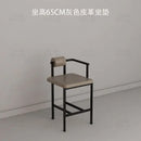 GobekUsa Industrial Style Bar Chair: High Stool for Home & Front Desk, Nordic Design